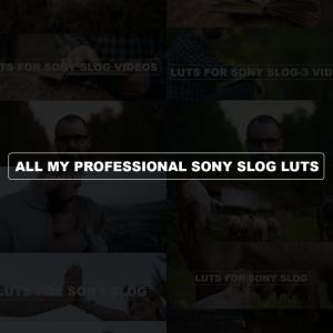 All Sony S-Log3 LUTs Collection + S-Log3 Explained: From Theory to Practice eBook Bundle