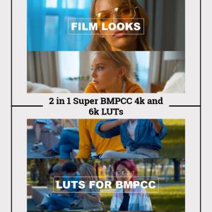 2-in-1 Super Pack BMPCC 4K & 6K LUTs | 11 Cinematic LUTs for Blackmagic | Instant Download | Pro Color Grading for BMPCC Cameras