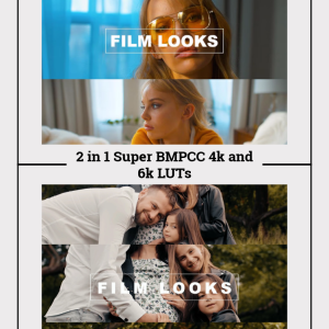 2-in-1 Super Pack BMPCC 4K & 6K LUTs | 10 Cinematic LUTs for Blackmagic | Instant Download | Pro Color Grading for BMPCC Cameras